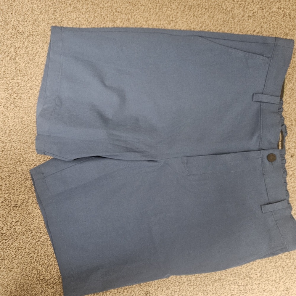 Banana Republic Short Mens‎ 38 Blue Elastic Waistband Flat Front - Picture 5 of 10